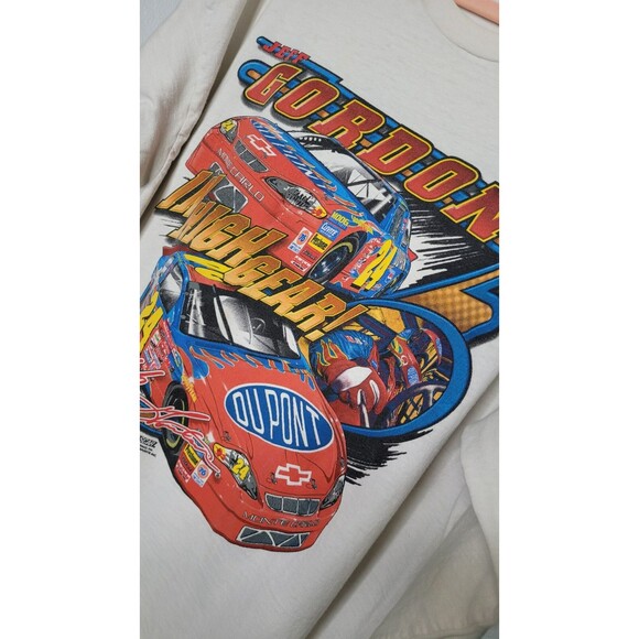 2002 Nascar Jeff Gordon In High Gear Long Sleeve Size Large Crew Neck Shirt - Picture 4 of 12